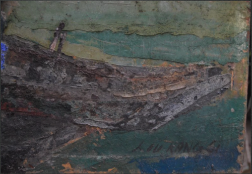 Close up picture, before conservation